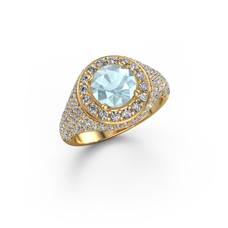 Bild von Ring Dayle 585 Gold Aquamarin 7 mm