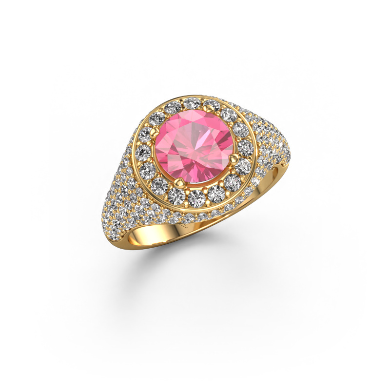Bild von Ring Dayle 585 Gold Pink Saphir 7 mm