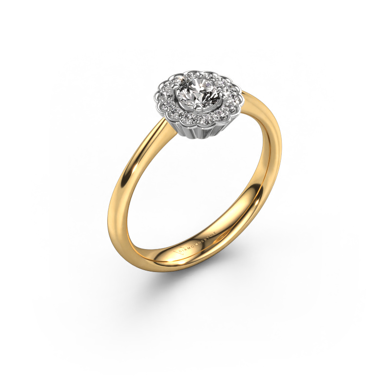 Bild von Verlobungsring Debi 585 Gold Diamant 0.44 crt