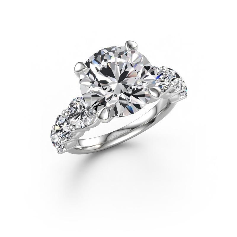 Immagine di Anello di fidanzamento Deja 585 oro bianco Diamante lab grown 6.900 crt