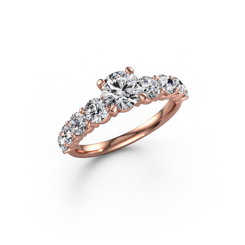 Bild von Verlobungsring Deja 585 Roségold Diamant 1.76 crt
