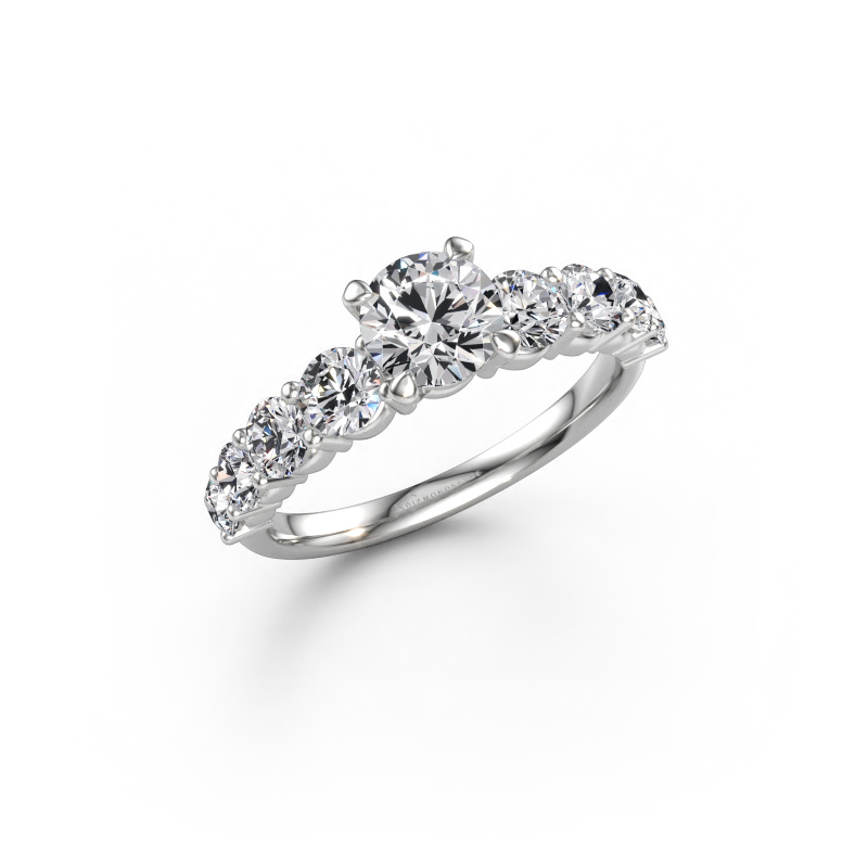Immagine di Anello di fidanzamento Deja 585 oro bianco Diamante lab grown 1.76 crt