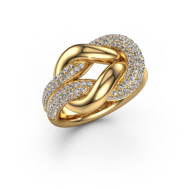 Bild von Ring Delena 585 Gold Zirkonia 0.8 mm