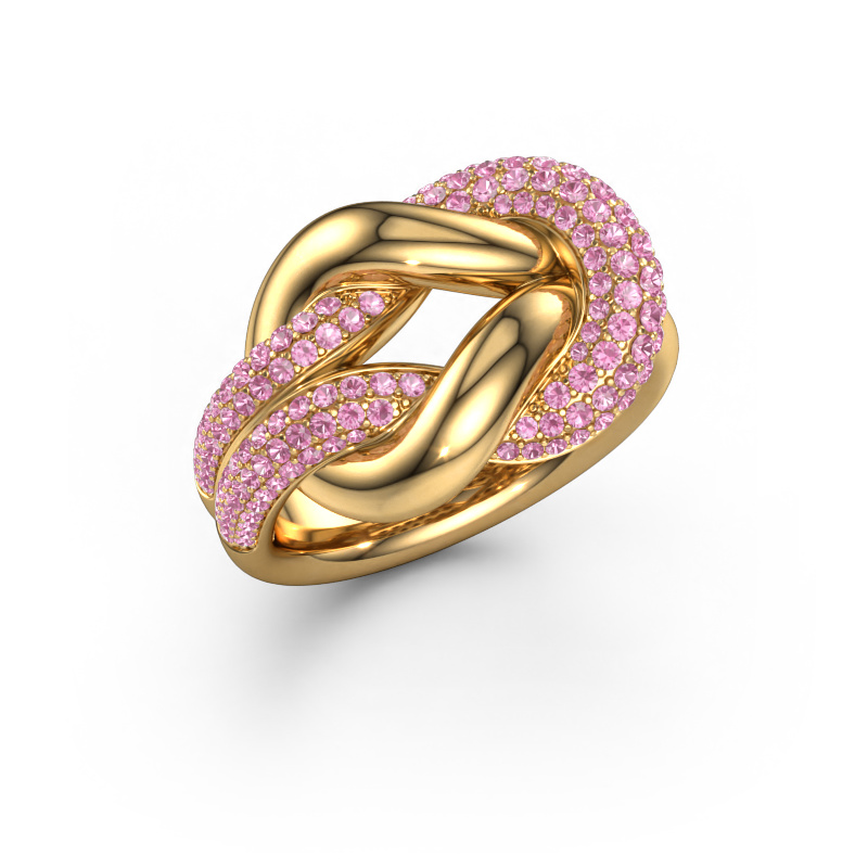 Bild von Ring Delena 585 Gold Pink Saphir 0.8 mm