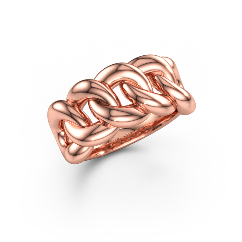 Bilde av Ring Delmy 10mm 585 roségull