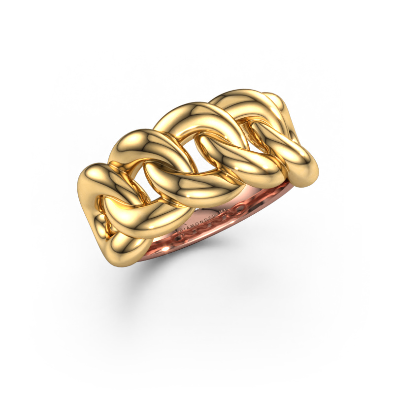 Image de Bague Delmy 10mm 585 or rose
