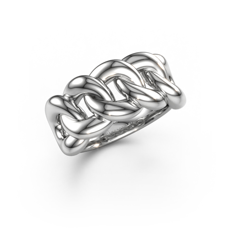 Image of Ring Delmy 10mm 950 platinum
