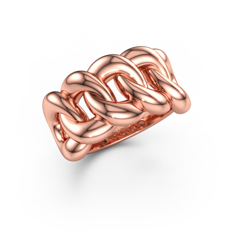 Immagine di Anello Delmy 12mm 585 oro rosa