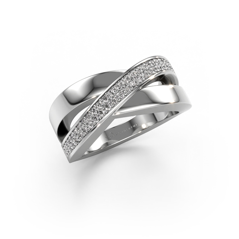 Bild von Ring Denisse 950 Platin Zirkonia 1 mm