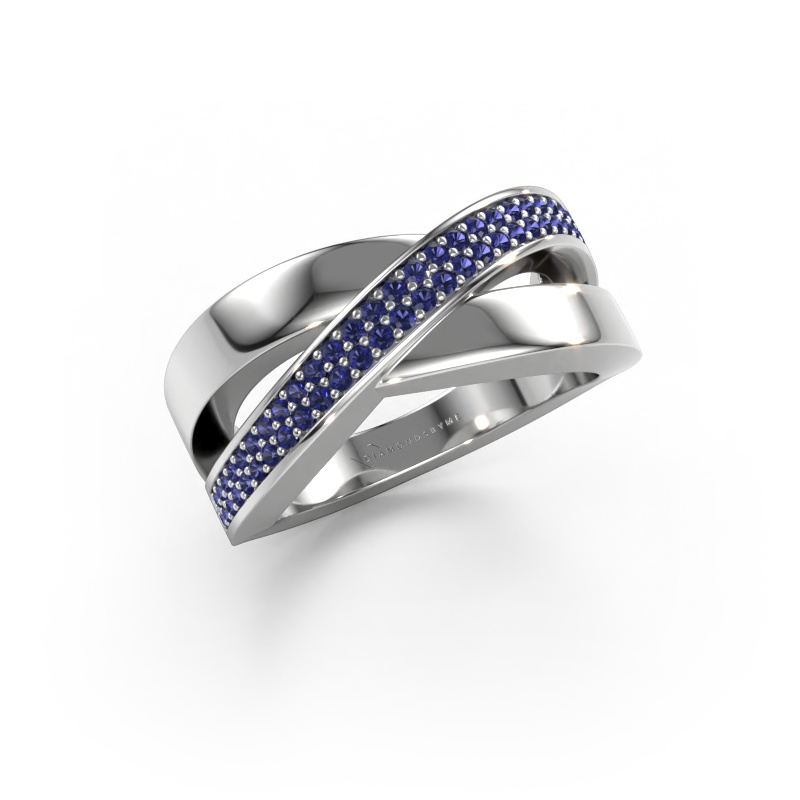 Image of Ring Denisse 950 platinum Sapphire 1 mm
