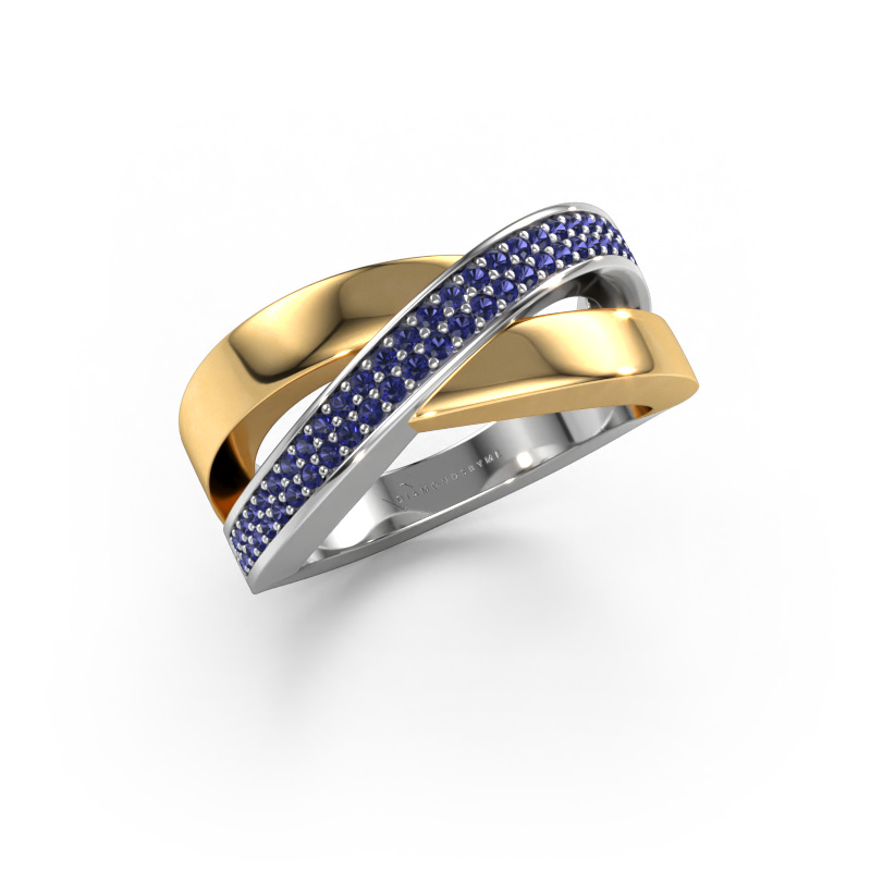 Image of Ring Denisse 585 white gold Sapphire 1 mm