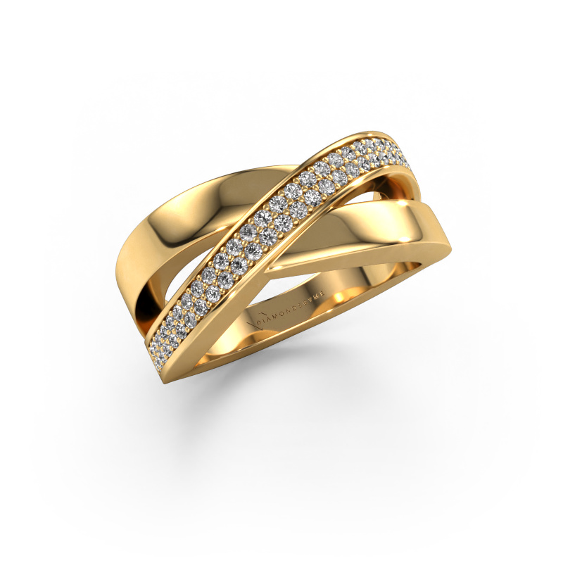 Image of Ring Denisse 585 gold Zirconia 1 mm