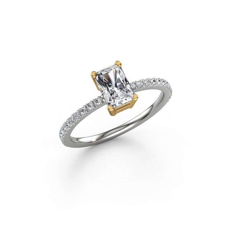 Bild von Verlobungsring Denita 2 RAD 585 Weißgold Lab-grown Diamant 0.930 crt