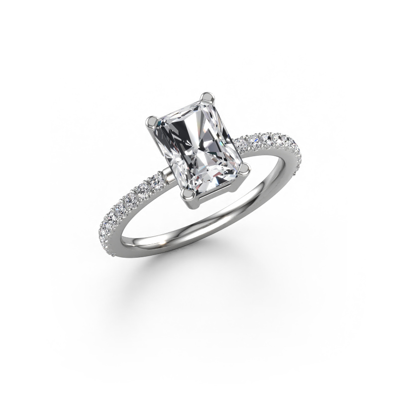 Image de Bague de fiançailles Denita 2 RAD 950 platine Diamant 1.99 crt