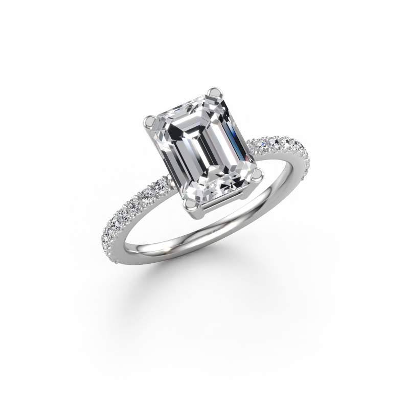 Immagine di Anello di fidanzamento Denita 2 EME 950 platino Diamante lab grown 2.74 crt