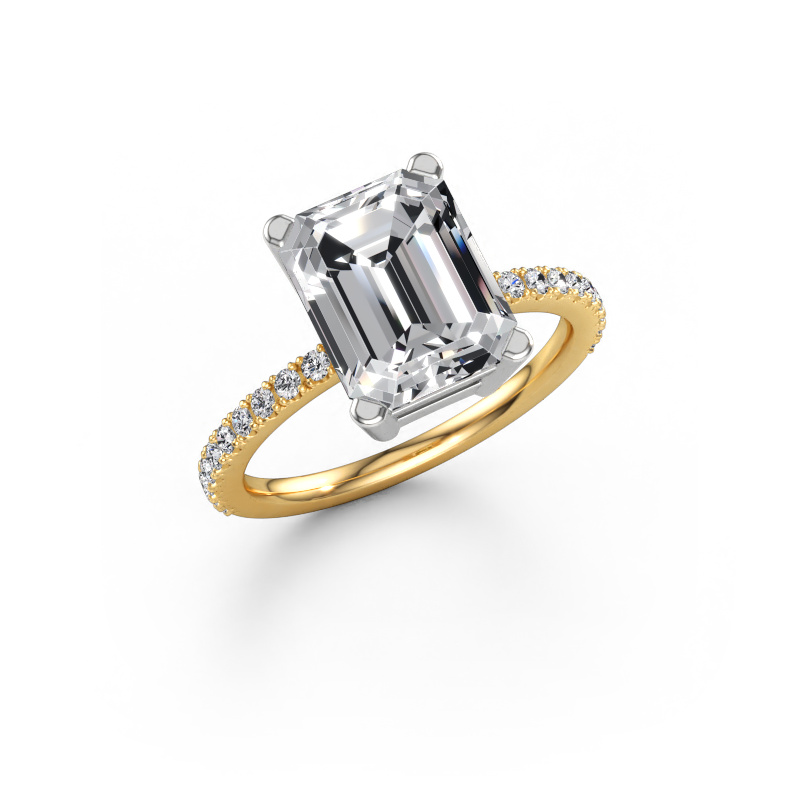 Immagine di Anello di fidanzamento Denita 2 EME 585 oro Diamante lab grown 3.74 crt