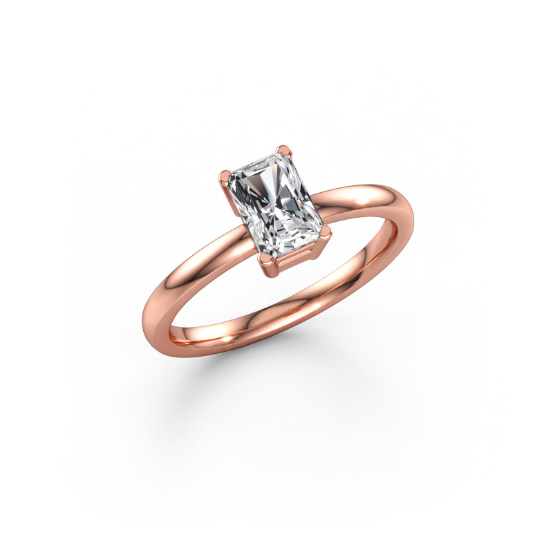 Immagine di Anello di fidanzamento Denita 1 RAD 585 oro rosa Diamante 0.75 crt