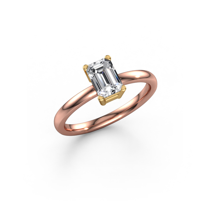Bild von Verlobungsring Denita 1 EME 585 Roségold Diamant 0.90 crt