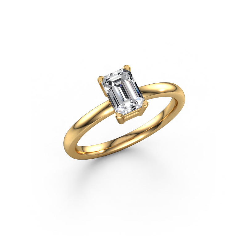 Afbeelding van Verlovingsring Denita 1 EME 585 Goud Diamant 0.90 crt
