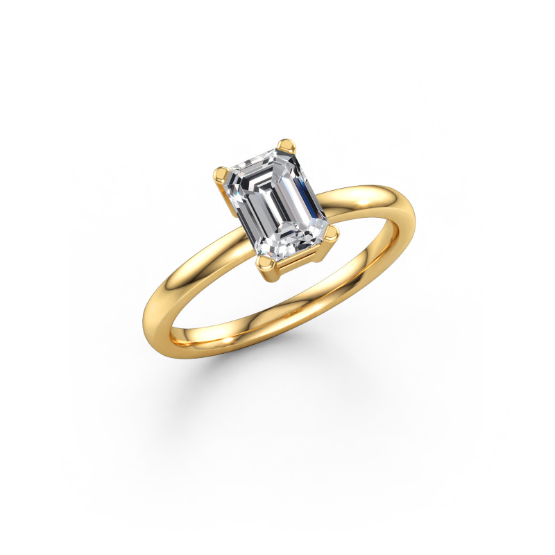 Bild av Förlovningsring Denita 1 EME 585 gult guld Diamant 1.15 crt