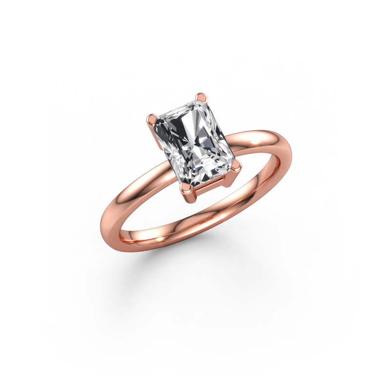 Immagine di Anello di fidanzamento Denita 1 RAD 585 oro rosa Diamante 1.50 crt