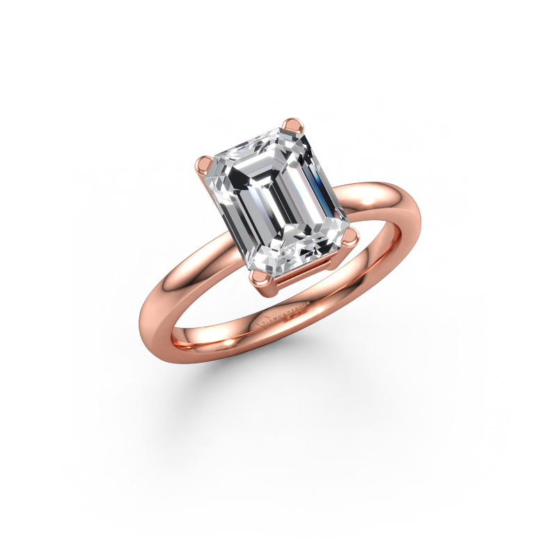 Bild av Förlovningsring Denita 1 EME 585 roséguld Labbodlad diamant 2.50 crt