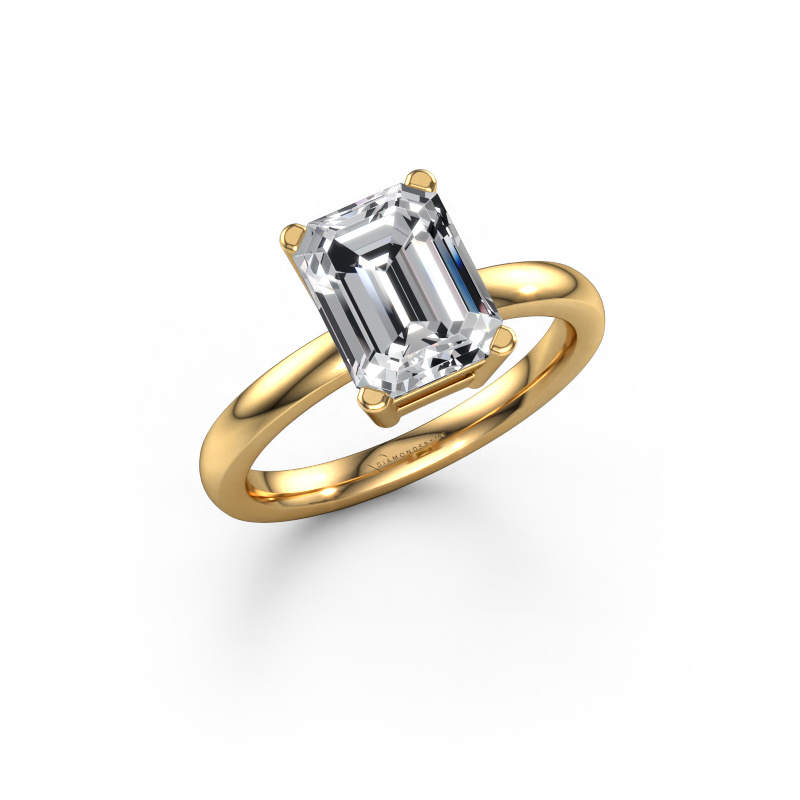 Image of Engagement ring Denita 1 EME 585 gold Lab grown diamond 2.50 crt