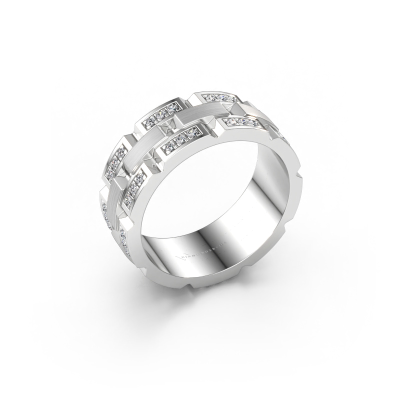 Bild av Herrring Ricardo 4 585 vitt guld Diamant 0.405 crt