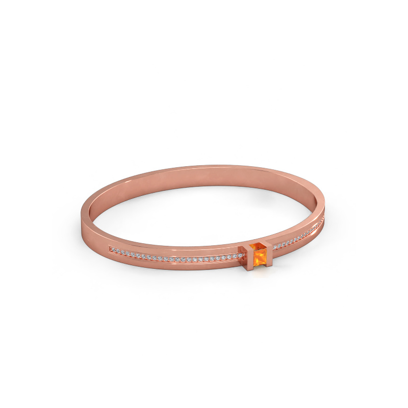 Immagine di Bracciale Desire 585 oro rosa Citrino 4 mm