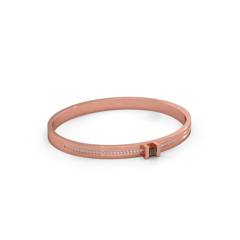 Immagine di Bracciale Desire 585 oro rosa Quarzo fumé 4 mm