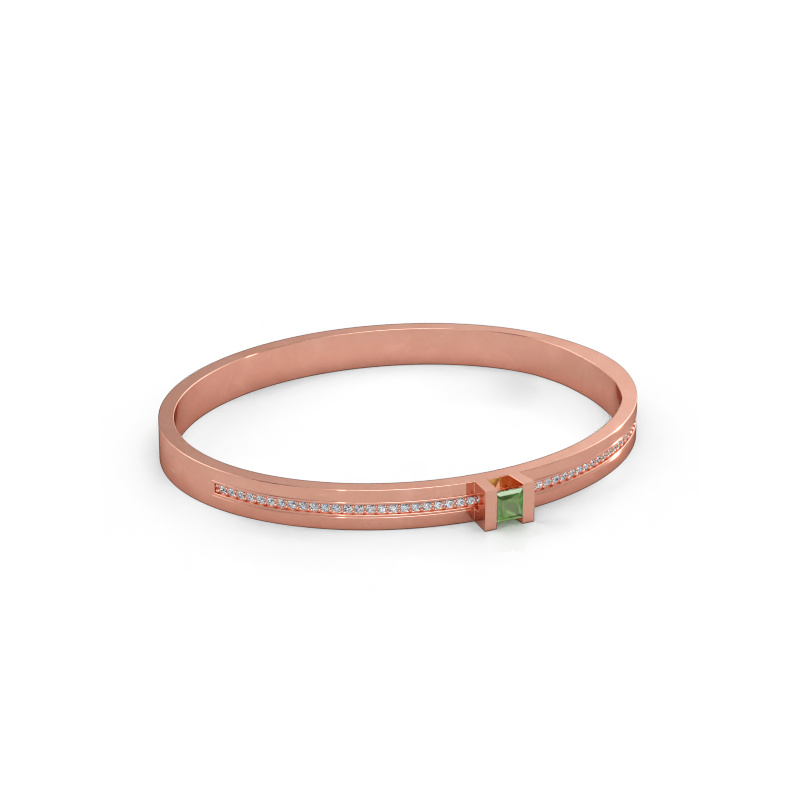 Bild av Armband Desire 585 roséguld Grön turmalin 4 mm