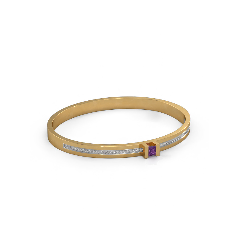 Bild von Armband Desire 585 Gold Amethyst 4 mm