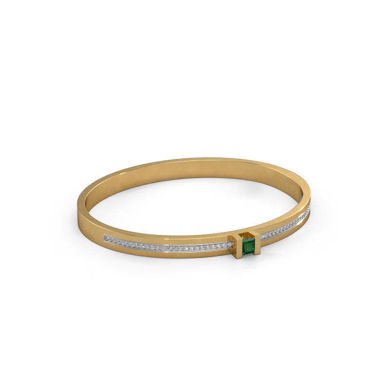 Bild von Armband Desire 585 Gold Smaragd 4 mm