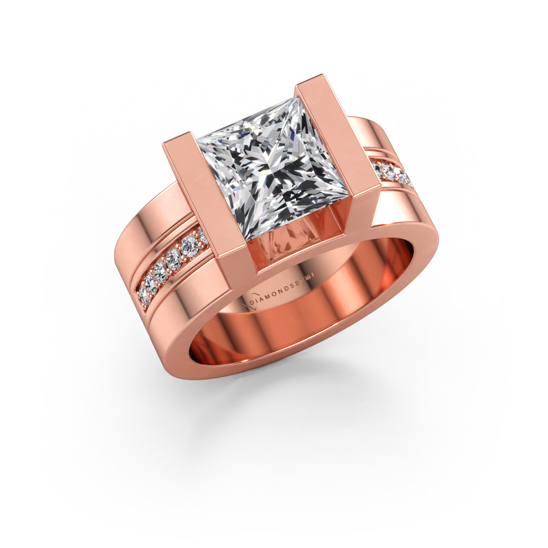 Bild av Förlovningsring Desire 585 roséguld Labbodlad diamant 2.804 crt