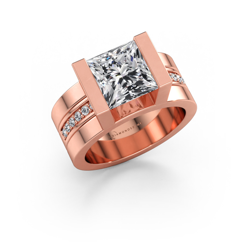 Bild av Förlovningsring Desire 585 roséguld Labbodlad diamant 3.204 crt