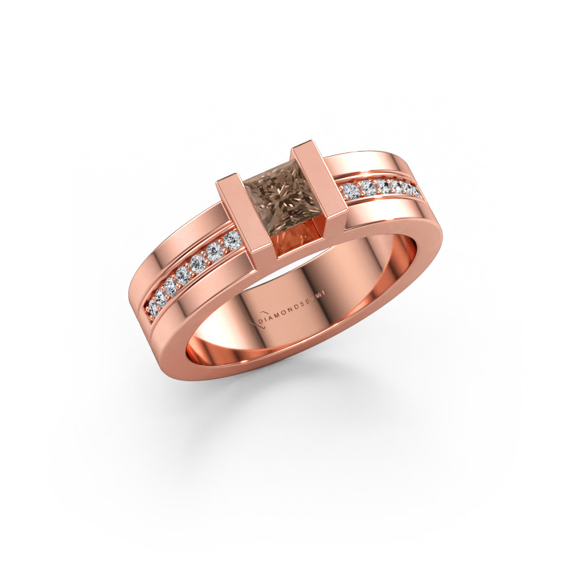 Bild av Förlovningsring Desire 585 roséguld Brun diamant 0.535 crt