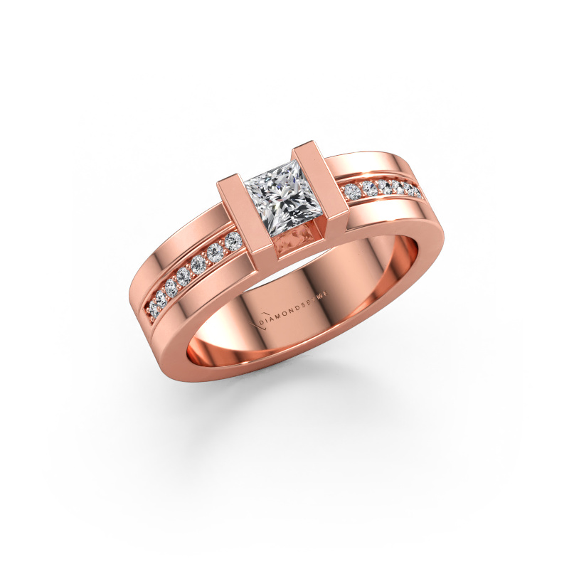 Bild av Förlovningsring Desire 585 roséguld Diamant efter eget val 4 mm