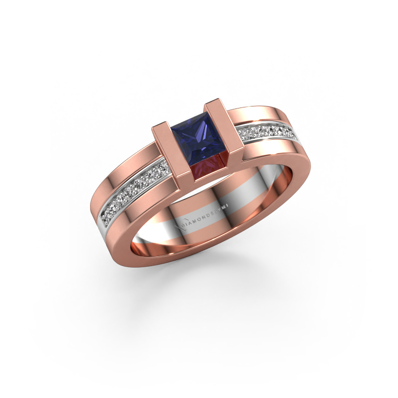 Bild von Verlobungsring Desire 585 Roségold Saphir 4 mm