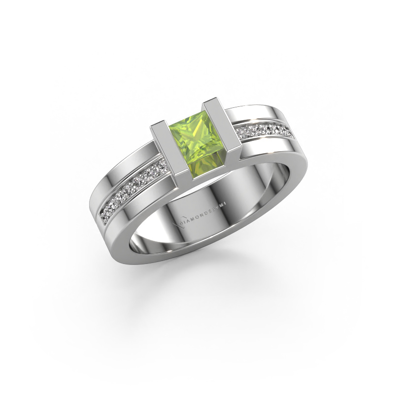 Bild von Verlobungsring Desire 585 Weißgold Peridot 4 mm