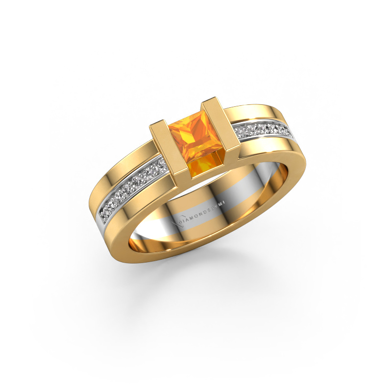 Bild von Verlobungsring Desire 585 Gold Citrin 4 mm