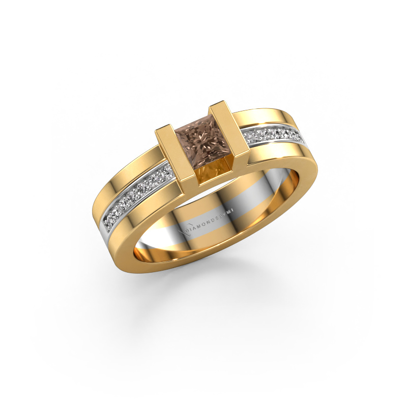 Bild von Verlobungsring Desire 585 Gold Braun Diamant 0.535 crt