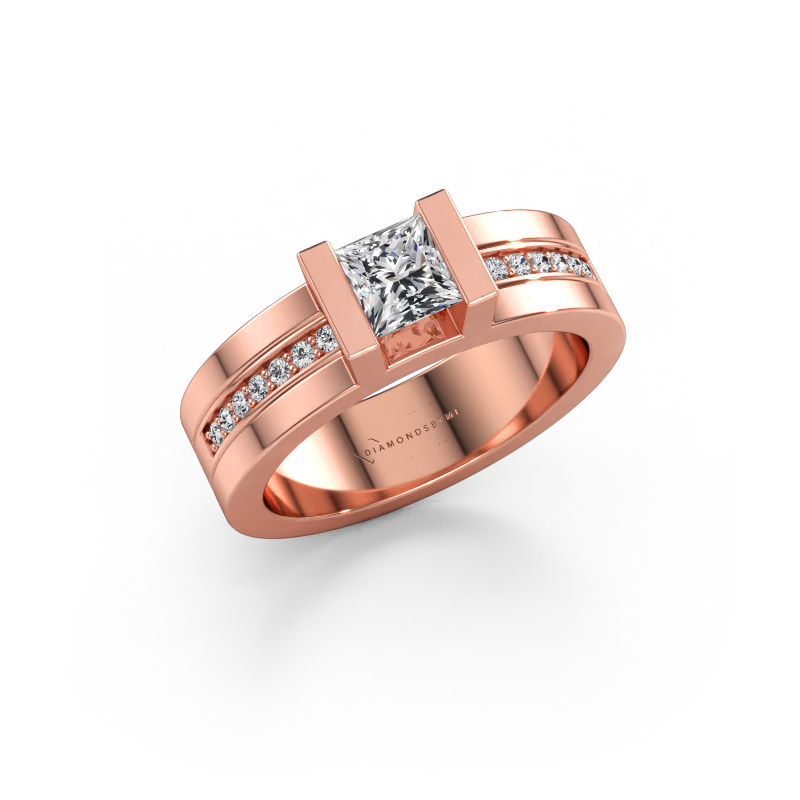 Immagine di Anello di fidanzamento Desire 585 oro rosa Diamante 0.635 crt