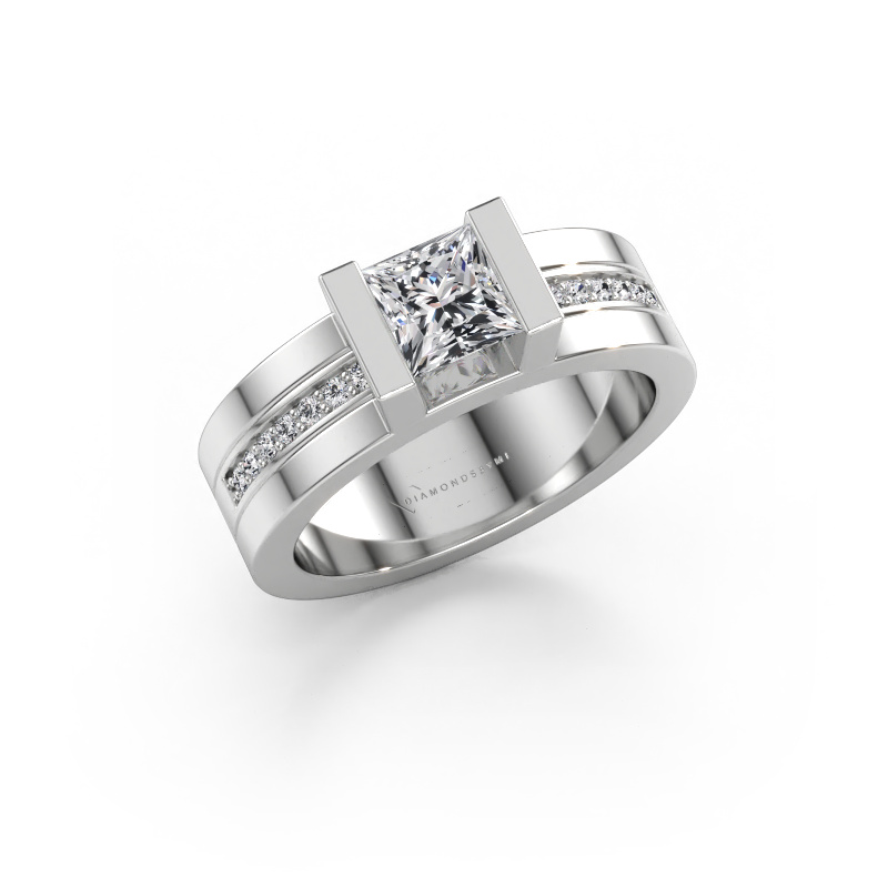 Immagine di Anello di fidanzamento Desire 585 oro bianco Diamante lab grown 0.935 crt