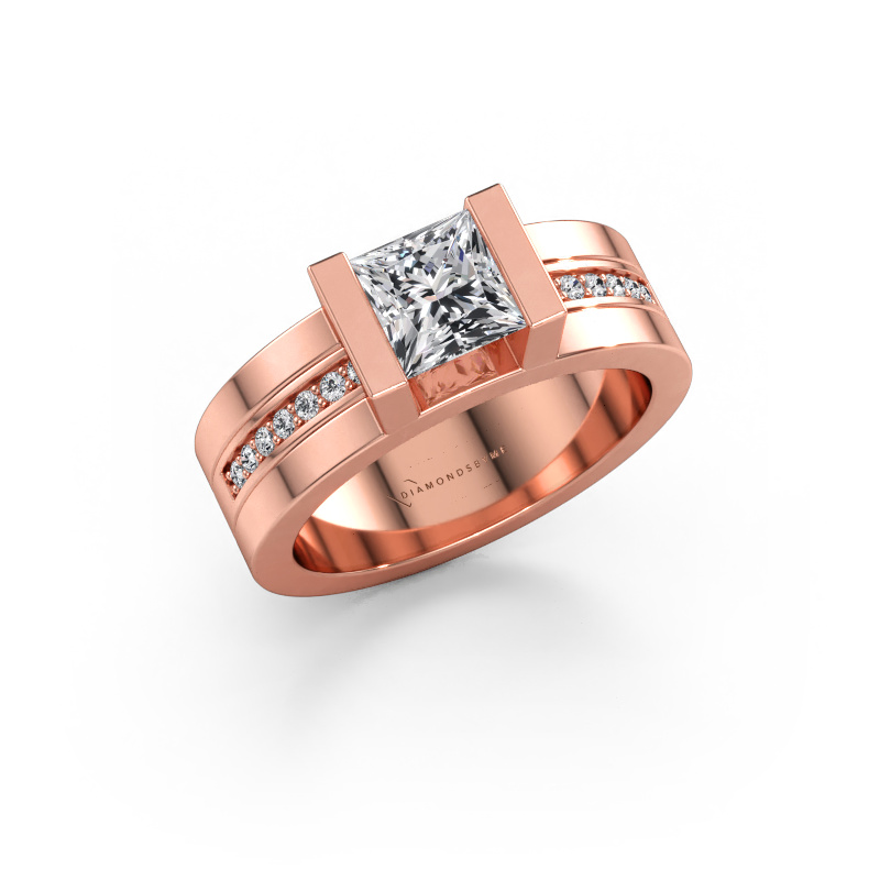 Immagine di Anello di fidanzamento Desire 585 oro rosa Diamante lab grown 1.204 crt