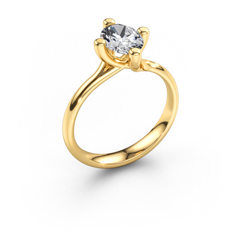 Immagine di Anello di fidanzamento Dewi Oval 585 oro Diamante 1.10 crt