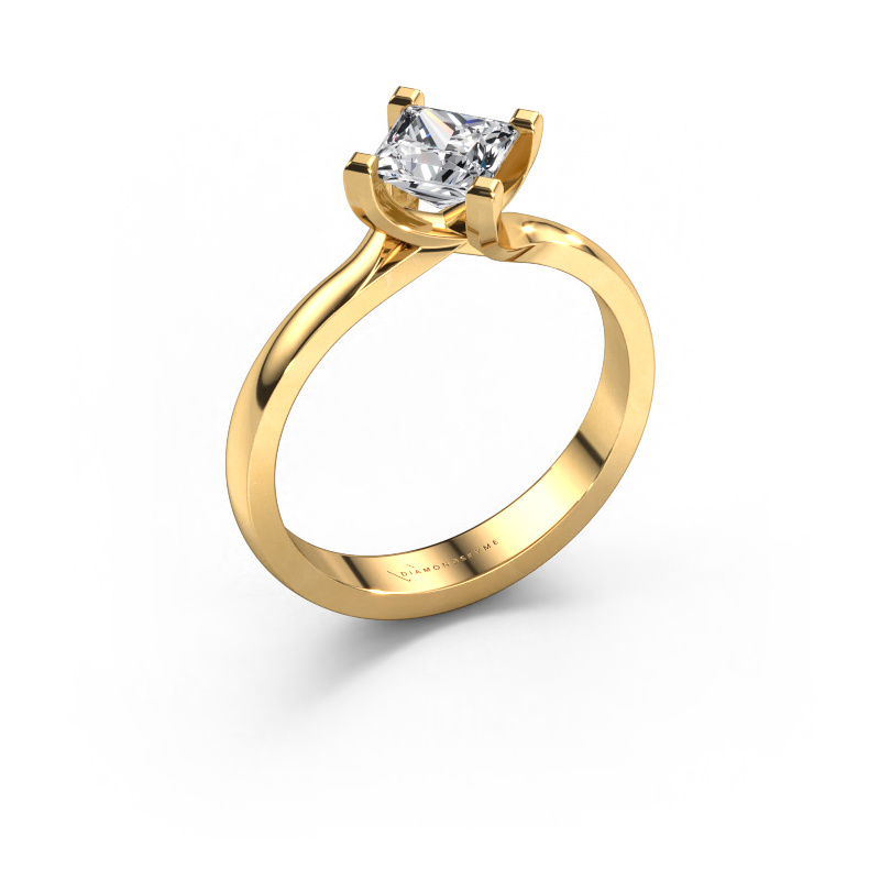 Bild von Verlobungsring Dewi Square 585 Gold Lab-grown Diamant 0.80 crt