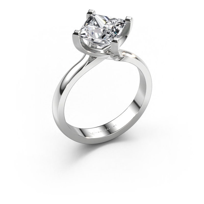 Bild von Verlobungsring Dewi Square 585 Weißgold Diamant 2.00 crt