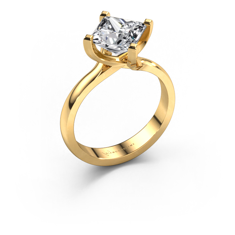 Image of Engagement ring Dewi Square 585 gold Diamond 2.00 crt