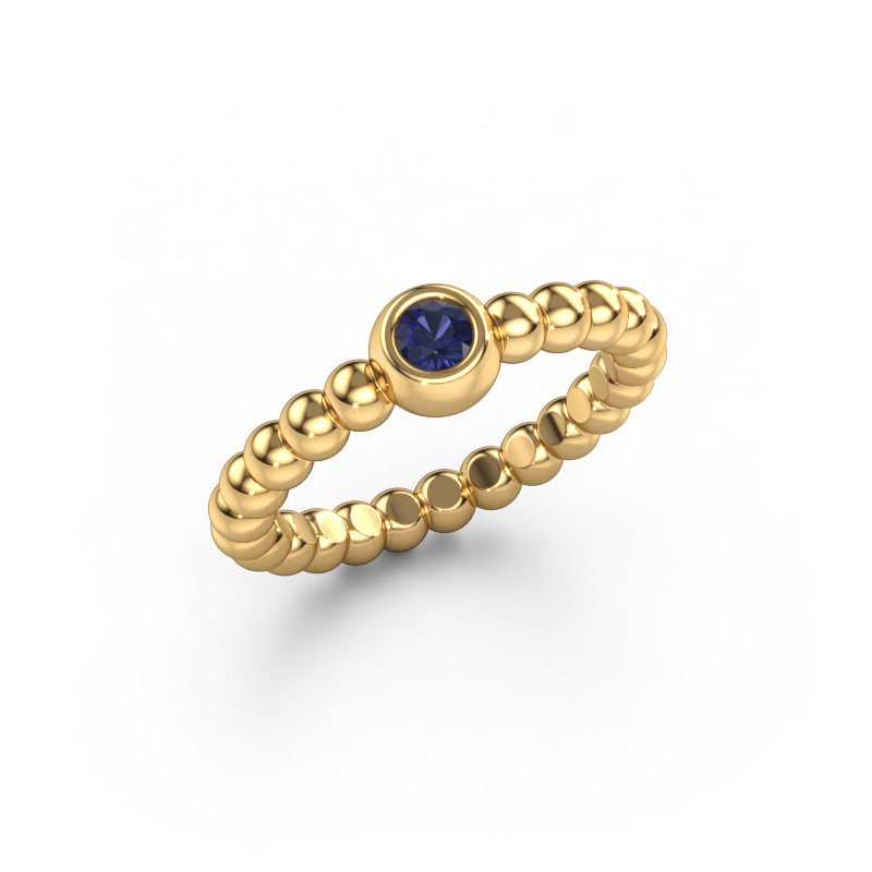 Image of Stackable ring Dini 585 gold Sapphire 3 mm