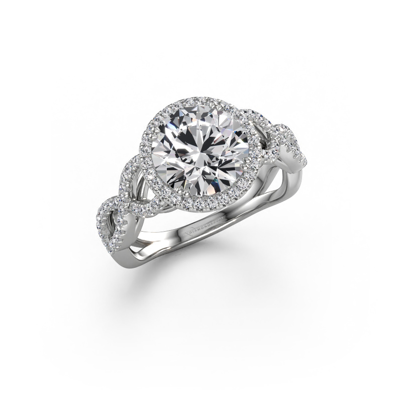 Bild von Verlobungsring Dionne rnd 950 Platin Diamant 2.40 crt